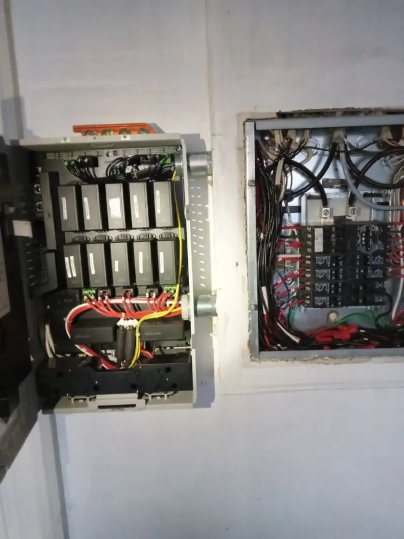 Electrical panel upgrade completed for Ring Doorbell Installation in Riverside